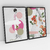 Quadro Decorativo Mulher com Flores Kit com 2 Quadros - loja online