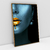 Quadro Decorativo Mulher de Lábios Dourados e Pele Azul Marinho - loja online