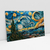 Quadro Decorativo Noite Estrelada Van Gogh Releitura em 3D - comprar online