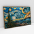 Imagem do Quadro Decorativo Noite Estrelada Van Gogh Releitura em 3D