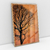 Quadro Decorativo O Céu Laranja e a Árvore de Galhos Secos - comprar online