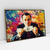 Quadro Decorativo O Lobo de Wall Street The Wolf of Wall Street Efeito de Pintura - loja online