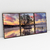 Quadro Decorativo Paisagem Árvore no Lago ao Pôr do Sol Kit com 3 Quadros - Bimper - Quadros Decorativos