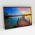 Quadro Decorativo Paisagem Pôr do Sol no Deck - loja online