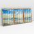 Quadro Decorativo Paisagem Praia Mar Brisa do Entardecer Kit com 3 Quadros - loja online