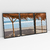 Quadro Decorativo Praia da Areia Clara Kit com 3 Quadros - Bimper - Quadros Decorativos