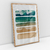 Quadro Decorativo Praia Lines Shapes - Caroline Cerrato - comprar online