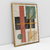 Quadro Decorativo Quadro Decorativo Abstrato Geométrico Minimalista Moderno Brown, Green and Orange II - loja online