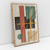 Quadro Decorativo Quadro Decorativo Abstrato Geométrico Minimalista Moderno Brown, Green and Orange II - comprar online
