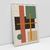 Quadro Decorativo Quadro Decorativo Abstrato Geométrico Minimalista Moderno Brown, Green and Orange II