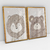 Quadro Decorativo Quarto Infantil Leão e Urso - Caroline Cerrato - Kit com 2 Quadros - loja online