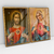 Quadro Decorativo Religioso Sagrado Coração de Jesus e Sagrado Coração de Maria Imaculada Kit com 2 Quadros - loja online