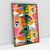 Quadro Decorativo Retratos Femininos Estilo Abstrato Moderno - loja online