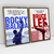Quadro Decorativo Rock Balboa e Bruce Lee Kit com 2 Quadros - loja online