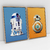 Quadro Decorativo Star Wars Droids - Kit com 2 Quadros na internet