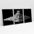 Quadro Decorativo Star Wars Nave Destroyer Estelar Kit com 3 Quadros