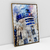 Quadro Decorativo Star Wars R2-D2 Estilo Aquarela - loja online