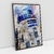 Quadro Decorativo Star Wars R2-D2 Estilo Aquarela - Bimper - Quadros Decorativos