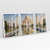 Quadro Decorativo Taj Mahal Kit com 3 Quadros - Bimper - Quadros Decorativos