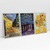 Quadro Decorativo Trio Van Gogh Kit com 3 Quadros