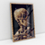 Quadro Decorativo Van Gogh Caveira com Cigarro Aceso - comprar online
