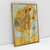 Quadro Decorativo Van Gogh Doze Girassóis Numa Jarra - loja online