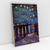 Quadro Decorativo Van Gogh Noite Estrelada Sobre o Ródano Releitura na internet