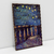 Quadro Decorativo Van Gogh Noite Estrelada Sobre o Ródano Releitura - Bimper - Quadros Decorativos