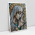 Imagem do Quadro Decorativo Virgem Maria Orando Efeito Mosaico