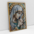 Quadro Decorativo Virgem Maria Orando Efeito Mosaico
