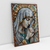Quadro Decorativo Virgem Maria Orando Efeito Mosaico na internet