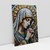 Quadro Decorativo Virgem Maria Orando Efeito Mosaico - comprar online