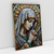 Imagem do Quadro Decorativo Virgem Maria Orando Efeito Mosaico