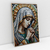 Quadro Decorativo Virgem Maria Orando Efeito Mosaico
