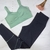 Conjunto legging e top verde