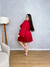 ROBE VERMELHO - COM DETALHE EM RENDA | PLUS SIZE - loja online