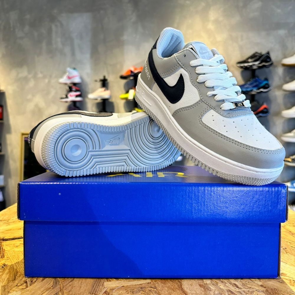 Air force hotsell cinza e branco