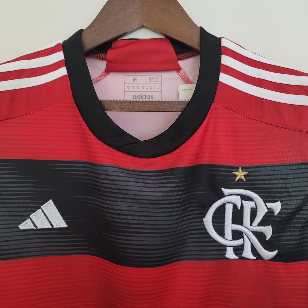 Camisa Flamengo Pré Jogo - Torcedor Adidas Masculina - Preto+