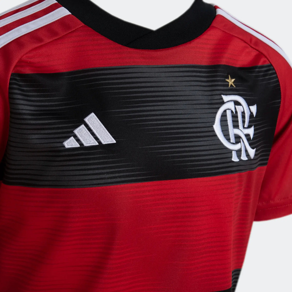 Camisa Flamengo Pré-Jogo 2022/2023 – Preta e Vermelha – Masculina