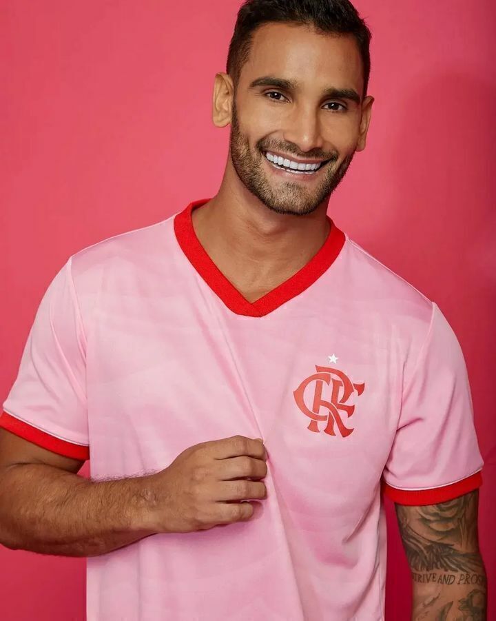 Camisa Flamengo Outubro Rosa 2023/24 Torcedor Adidas Masculina - Rosa