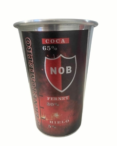 Vaso Fernetero de Aluminio Newell's Old Boys