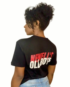 Remera Unisex Escudo Doble Estampa (Negra) Newell's Old Boys - tienda online