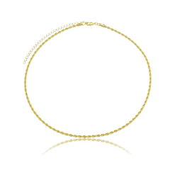 Choker Cordão Baiano 2,5Mm Ouro - comprar online