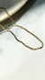 Chocker bolinha amassada dourado - comprar online