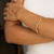 Bracelete Carla Banho Ouro 18K - Loolix Acessórios