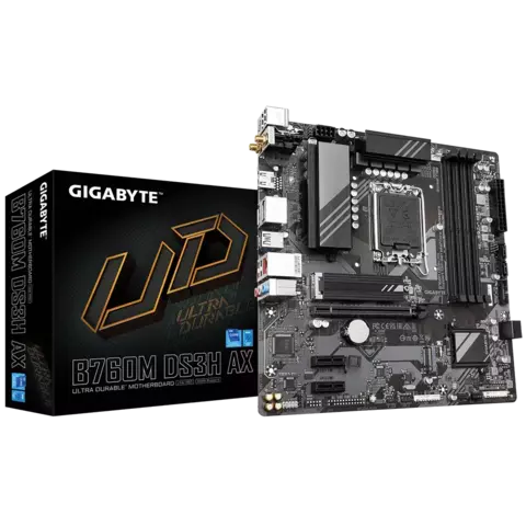 MOTHER GIGABYTE (LGA1700) B760M DS3H AX