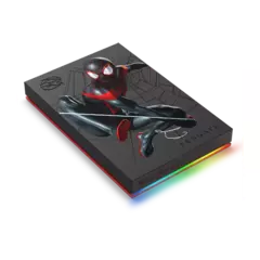Disco duro portatil 2TB 3.2 Hombre Araña RGB Negro
