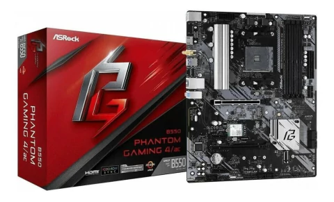 MOTHER ASROCK (AM4) B550 PHANTOM GAMING 4/AC WIFI