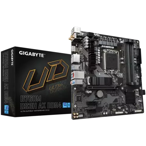 MOTHER GIGABYTE (LGA1700) B760M DS3H AX DDR4