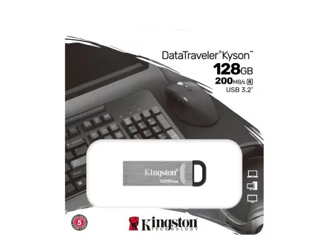 PEN DRIVE KINGSTON USB 128GB USB 3.2 G1 DT KYSO